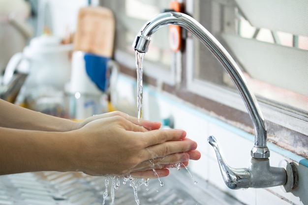 Hygiene concept wash hand 