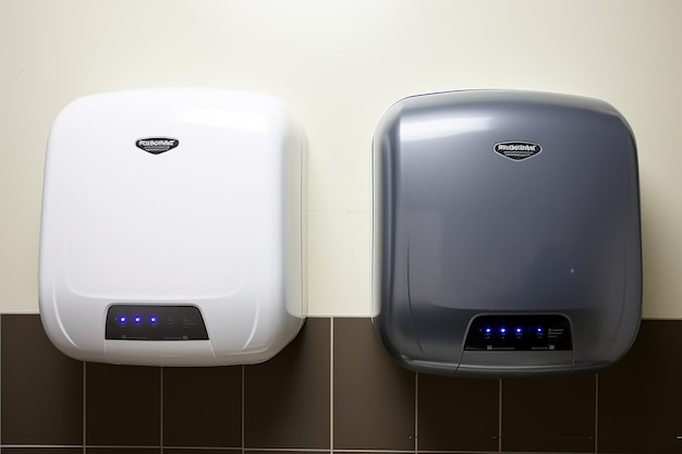 Photo hygiene harmony two separate hand dryers for men and women