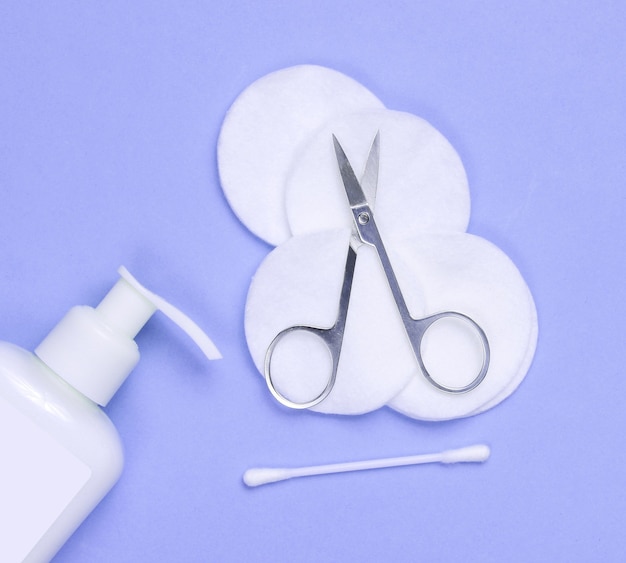 Hygiene products on the table