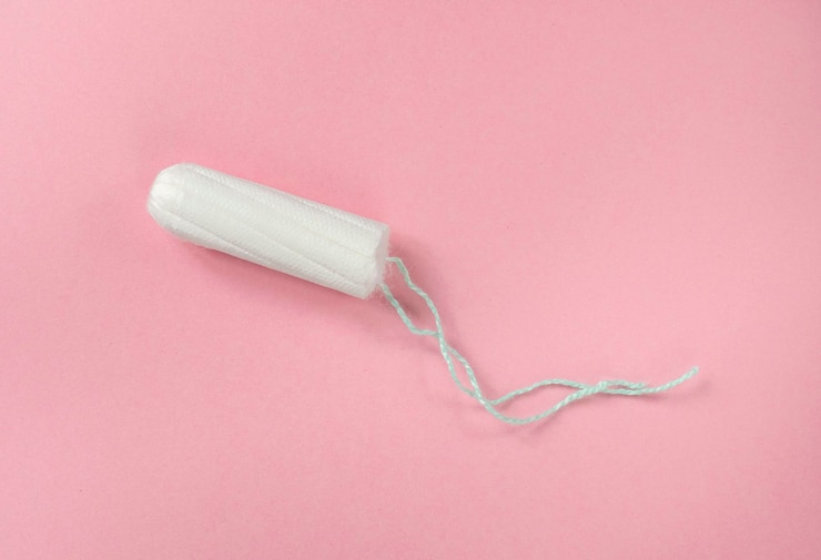 Photo hygienic tampon
