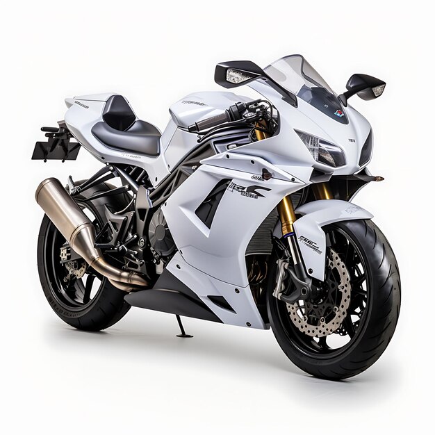 Hyosung Gt250r a Bargain Beginner Sportbike With a 75 Hp vT Motorbike on White Background Clean