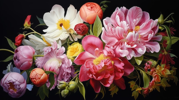 Hyper Realistic Floral Paintings