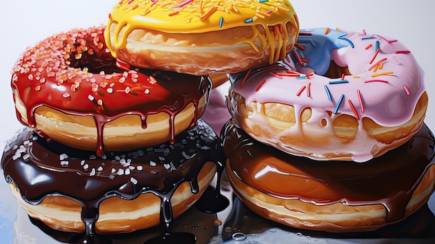 Hyper Realistic Food Paintings