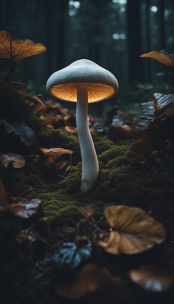 Hyper Realistic Mushroom