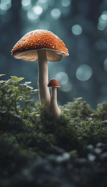 Hyper Realistic Mushroom