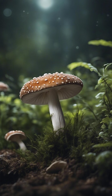 Hyper Realistic Mushroom