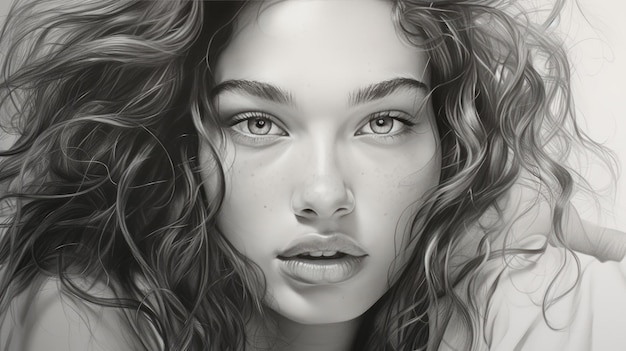 Hyper Realistic Portrait Sketch