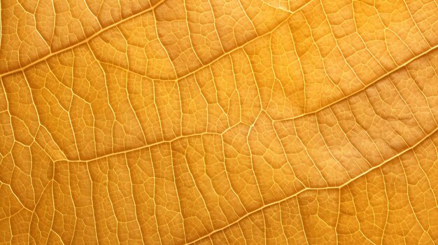 Hyper realistic texture of a crisp golden autumn leaf