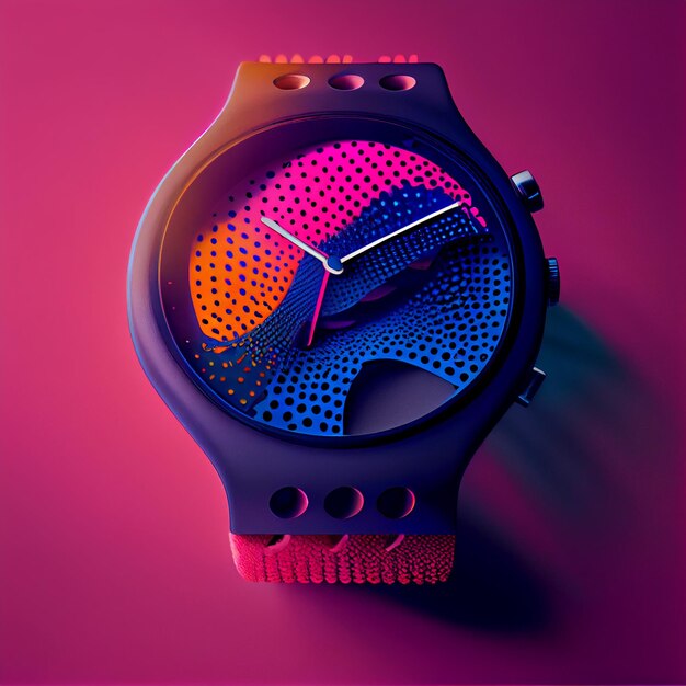 Photo hyper realistic watch generative ai