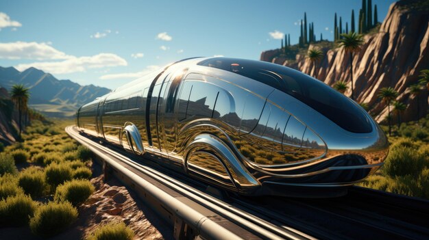 Photo hyperloop tourist attractions repeating pattern