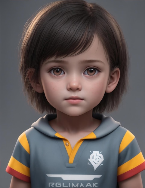 Hyperrealist 3d Cartoon Face Character