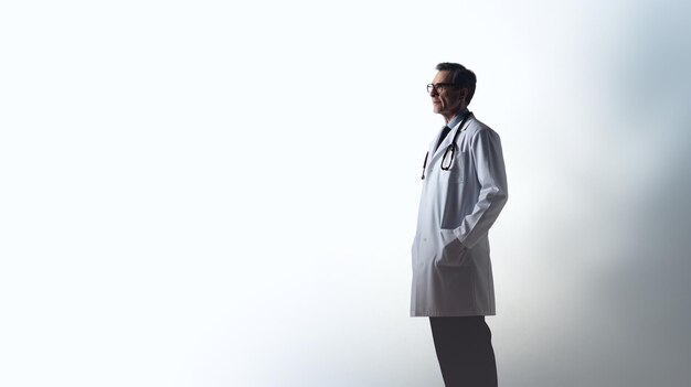 Photo hyperrealistic doctor silhouette