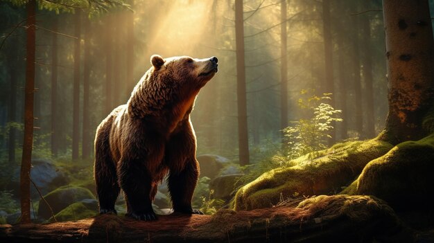 Hyperrealistic hd wild animals for amaging background
