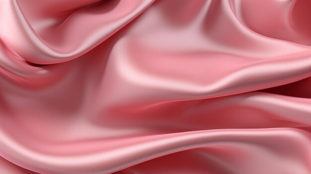 Foto fotografia di stock con struttura iperrealista di seta rosa con stile zbrush