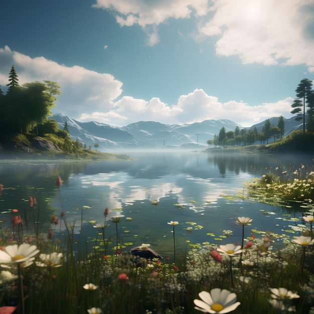 Hyperrealistic Serenity