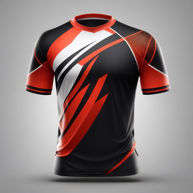 Premium AI Image | HyperRealistic Sports Jersey Design