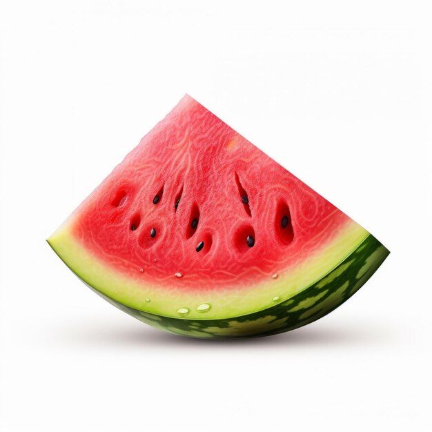 Photo hyperrealistic watermelon vector illustration with ultradetailed rendering