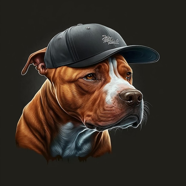 Hyperrealistische pitbull