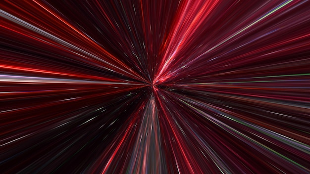 Hyperspace Motion blur through the universe, moving at the speed of light tunnel galaxy, hyper jump abstract color background