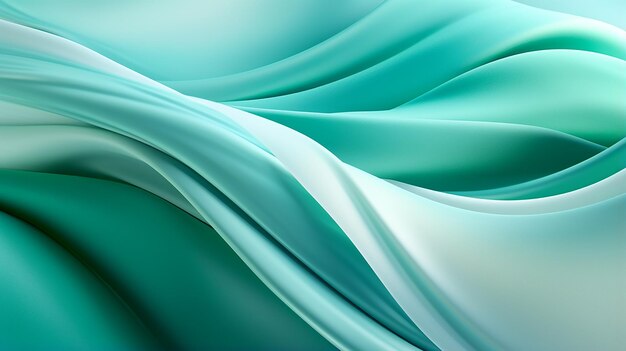 Hypnotic Mint Green and Seafoam Blue