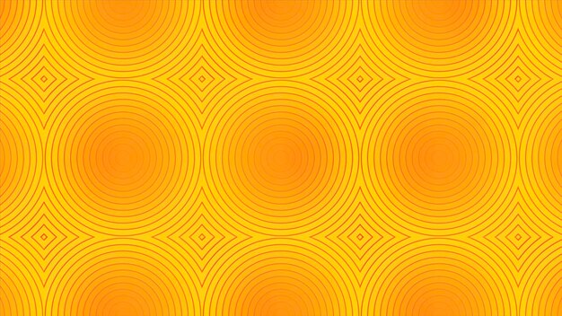 Hypnotic pattern background with vibrating circles motion psychedelic circles in pattern on colored