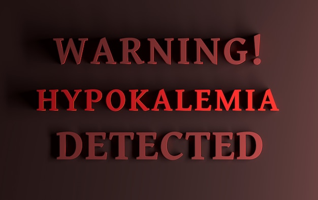 Hypokalemia warning message