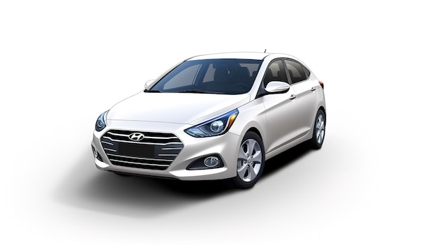 Hyundai Accent mockup