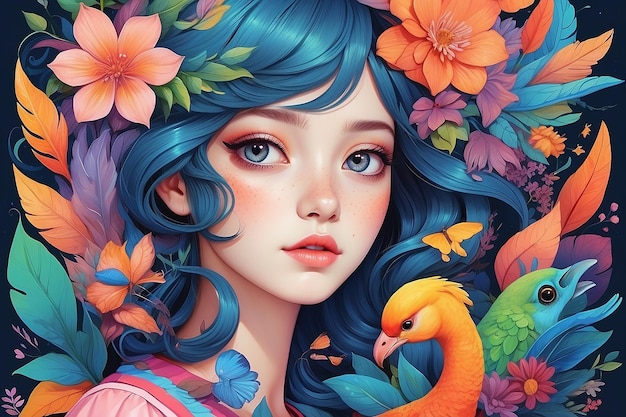 I Feel 75 Beautiful Designed to catch the eye and illustration art with colorfull art