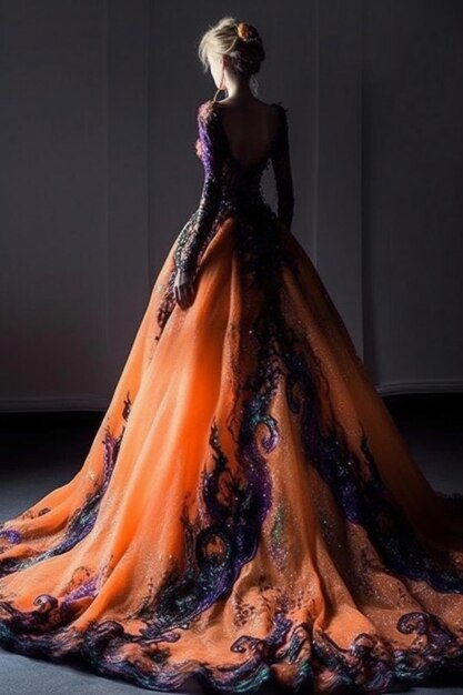 I love the colors on this dress