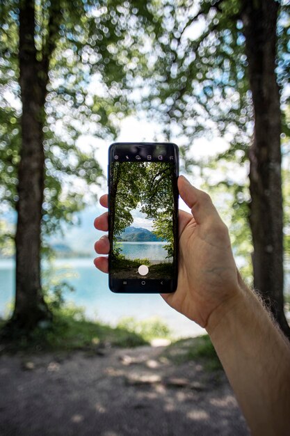 Photo i took this photo on a hike through the bavarian alps