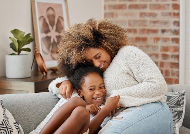 I want to grow old and be like her Shot of a mother and daughter sitting on the couch