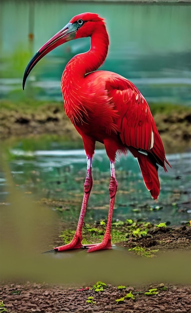 Photo ibis bird