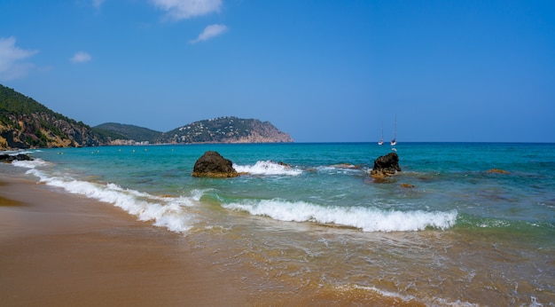 Ibiza strand Aigua blanca in Santa Eulalia