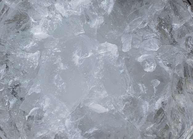 Ice background cold water abstract