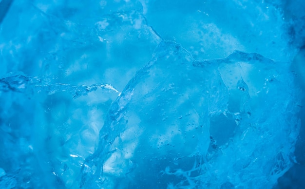 Ice background cold water abstract