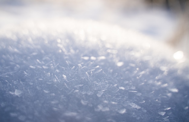 Photo ice background, frozen water