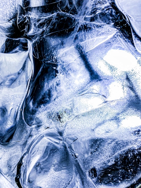 Photo ice background ice cubes feel fresh on hot days ice is indispensable in summer