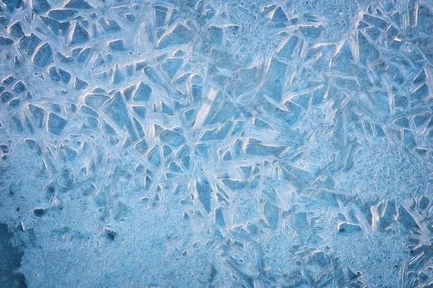 写真 氷の背景。氷の自然な背景