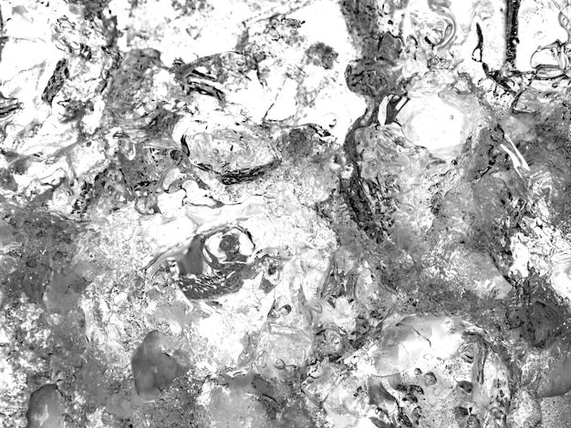 Ice background and monochrome texture