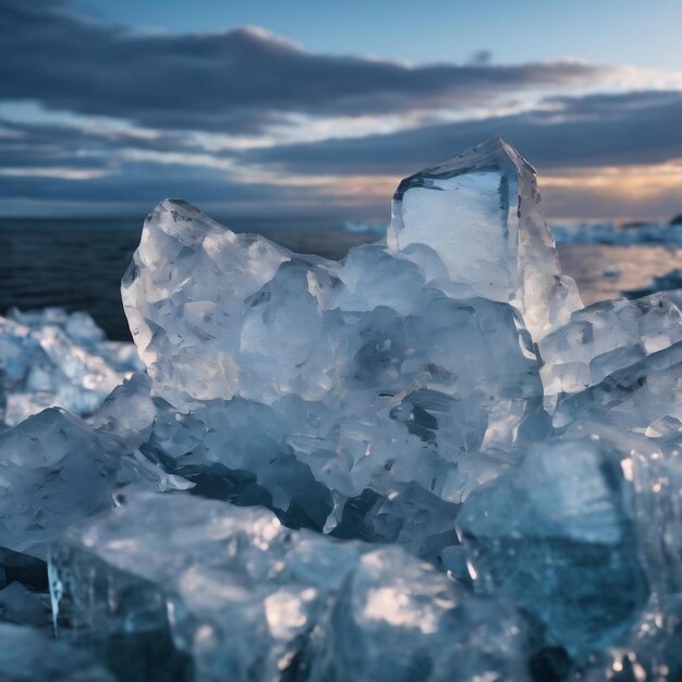 氷の背景