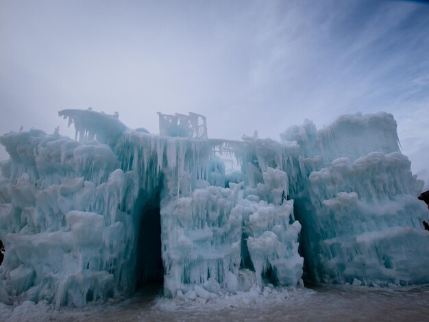 Ice Castles of Silverthorne, Colorado.