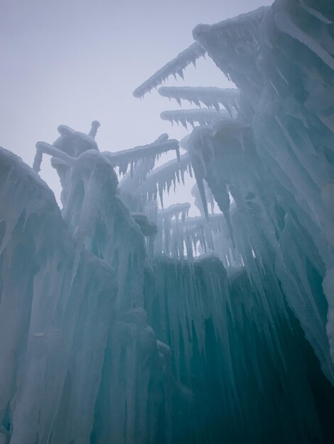 Ice Castles of Silverthorne, Colorado.