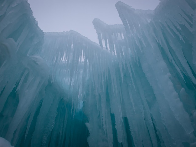 Ice Castles of Silverthorne, Colorado.