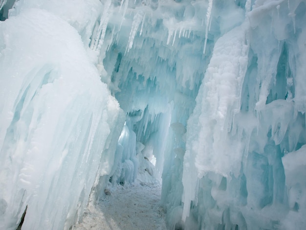 Ice Castles of Silverthorne, Colorado.