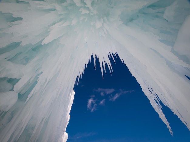 Ice Castles of Silverthorne, Colorado.