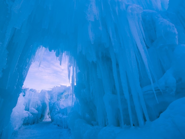 コロラド州シルバーソーンの氷の城。
