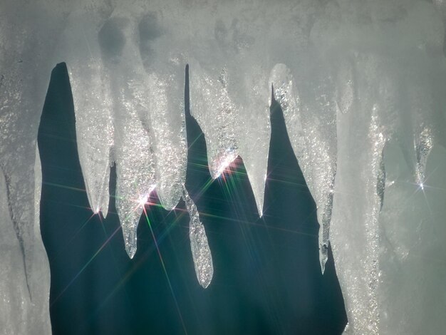 Ice Castles of Silverthorne, Colorado.