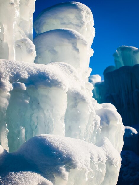 Ice Castles of Siverthorne, Colorado.