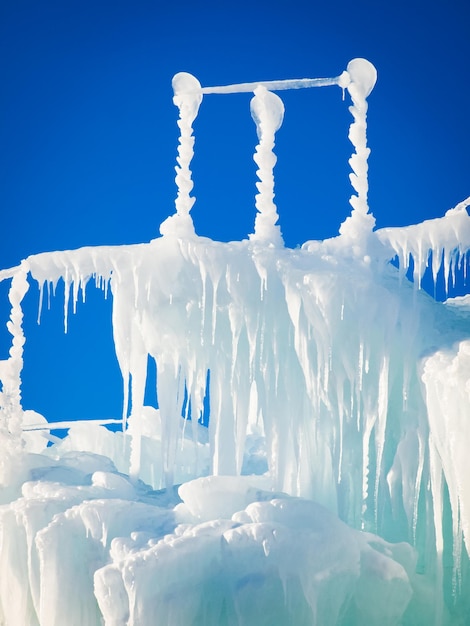 Ice Castles of Siverthorne, Colorado.