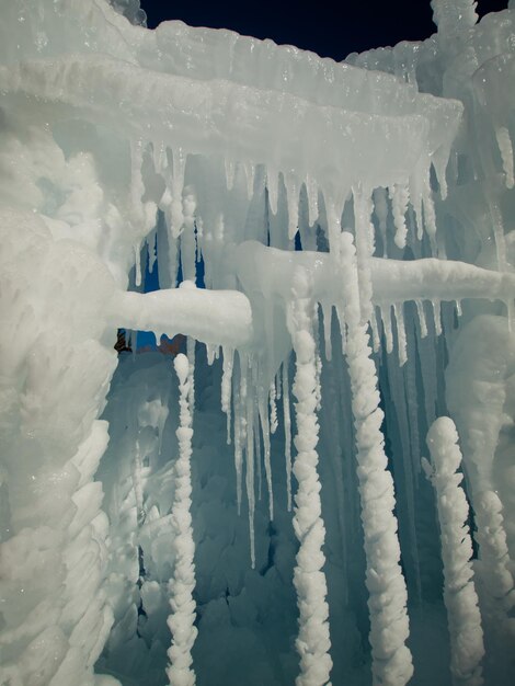 Ice Castles of Siverthorne, Colorado.